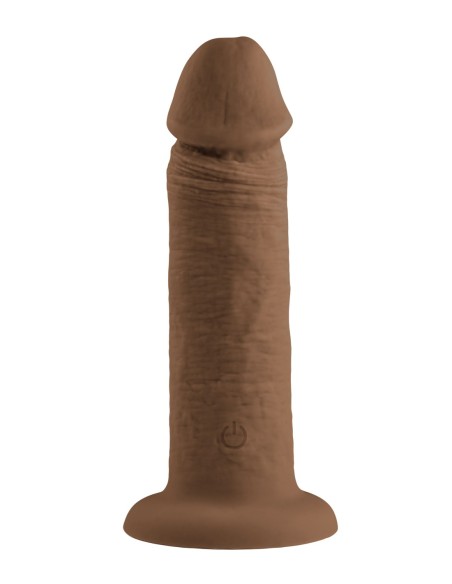 DONG VIBRADOR EVOLUCIONADO 6INCH CARNE OSCURA