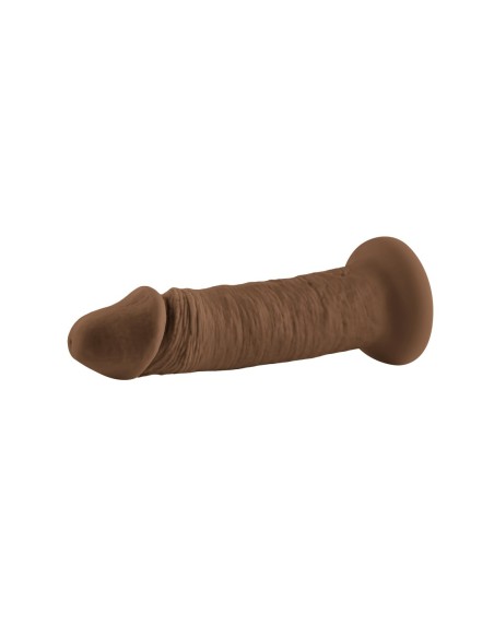 DONG VIBRADOR EVOLUCIONADO 6INCH CARNE OSCURA