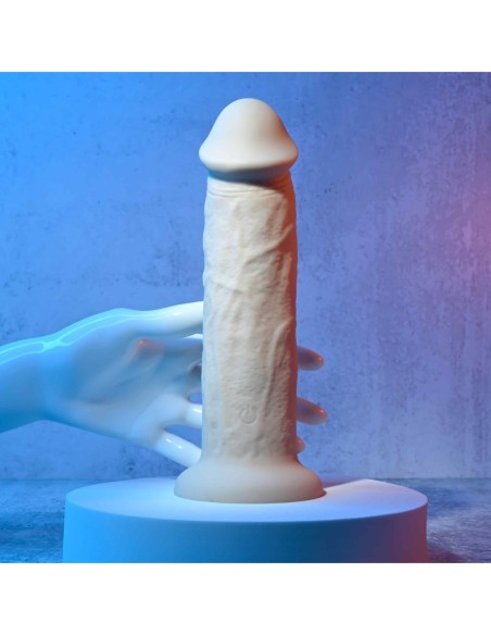 EVOLUCIONADO 7INCH GIRTHY VIBRADOR DONG CARNE LIGERA