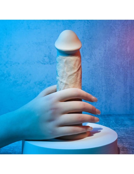 EVOLUCIONADO 7INCH GIRTHY VIBRADOR DONG CARNE LIGERA