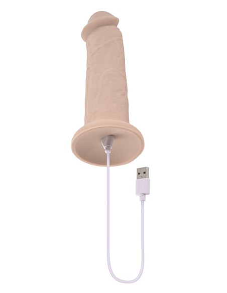 EVOLUCIONADO 7INCH GIRTHY VIBRADOR DONG CARNE LIGERA