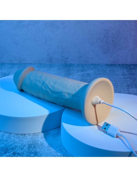 EVOLUCIONADO 7INCH GIRTHY VIBRADOR DONG CARNE LIGERA