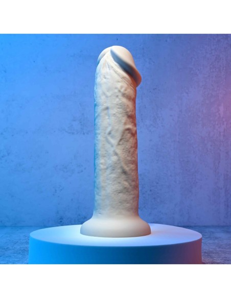 EVOLUCIONADO 7INCH GIRTHY VIBRADOR DONG CARNE LIGERA