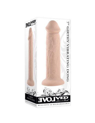 EVOLUCIONADO 7INCH GIRTHY VIBRADOR DONG CARNE...