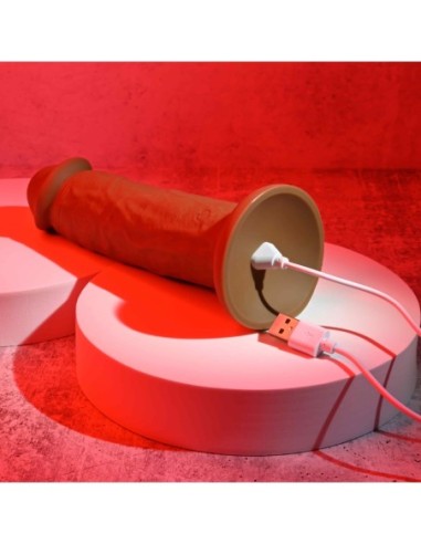 EVOLUCIONADO 7INCH GIRTHY VIBRADOR DONG CARNE...