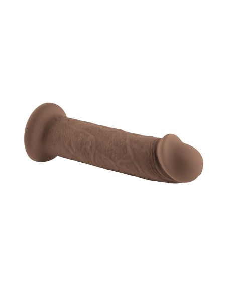EVOLUCIONADO 7INCH GIRTHY VIBRADOR DONG CARNE OSCURA