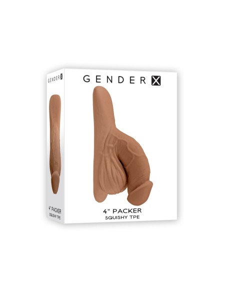 PACKER GENERO X 4 PULGADAS, CARNE DE MOCCA