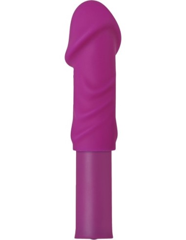 VIBRADOR RECARGABLE DELGADO SATINADO A&E