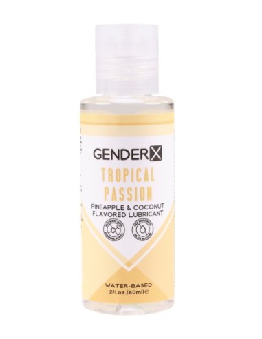 LUBRICANTE SABOR PASIÓN TROPICAL GENDER X, 60ML