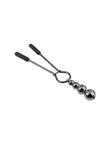 PINZAS PARA PEZONES CON CUENTAS SELOPA CROMADO...