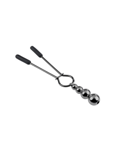 PINZAS PARA PEZONES CON CUENTAS SELOPA CROMADO...