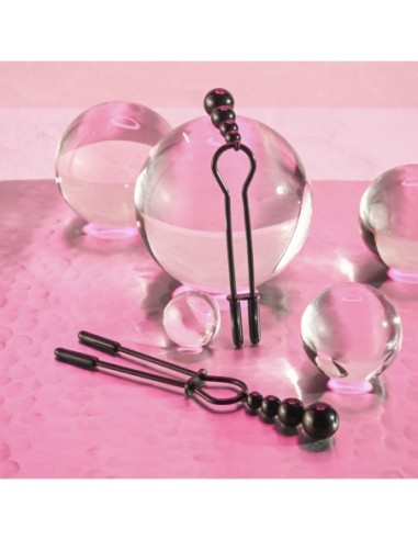 PINZAS PARA PEZONES CON CUENTAS SELOPA CROMADO...