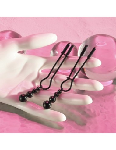 PINZAS PARA PEZONES CON CUENTAS SELOPA CROMADO...