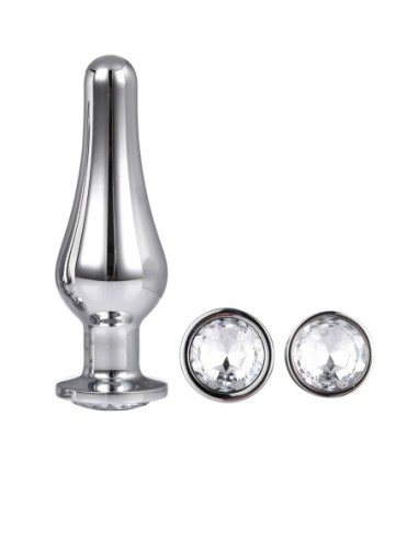 CONJUNTO BRILLANTE AMOR PLACER PLATA