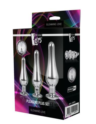 CONJUNTO BRILLANTE AMOR PLACER PLATA