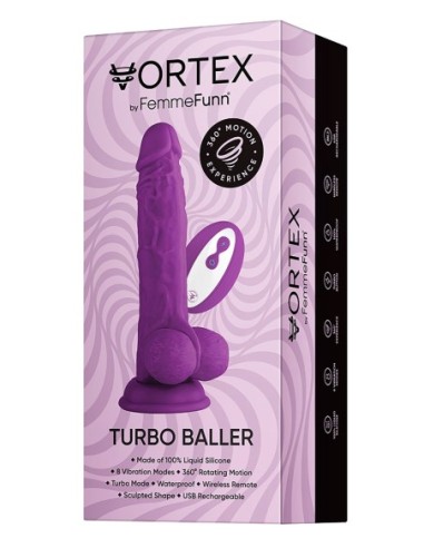 BALLER TURBO INALÁMBRICO FEMMEFUNN MORADO