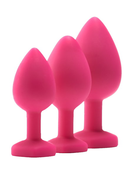 KIT DE ENTRENAMIENTO ANAL FLIRTS GEM STONE ROSA