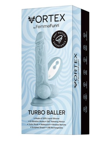 BALLER TURBO INALÁMBRICO FEMMEFUNN AZUL CLARO