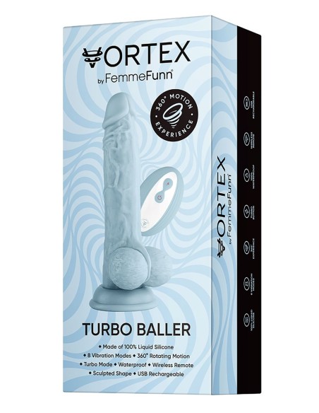 BALLER TURBO INALÁMBRICO FEMMEFUNN AZUL CLARO