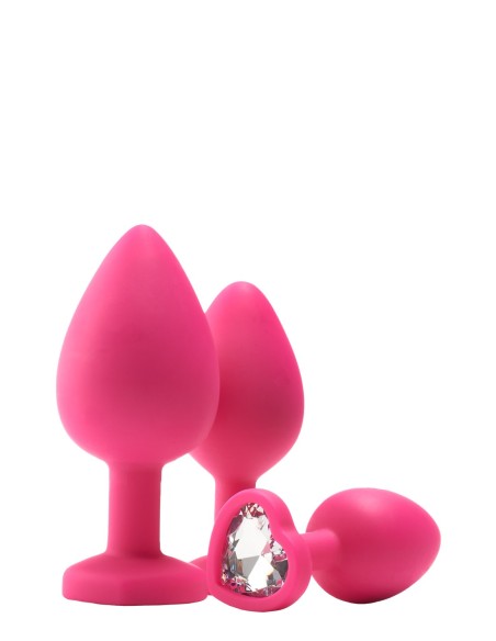 KIT DE ENTRENAMIENTO ANAL FLIRTS GEM STONE ROSA