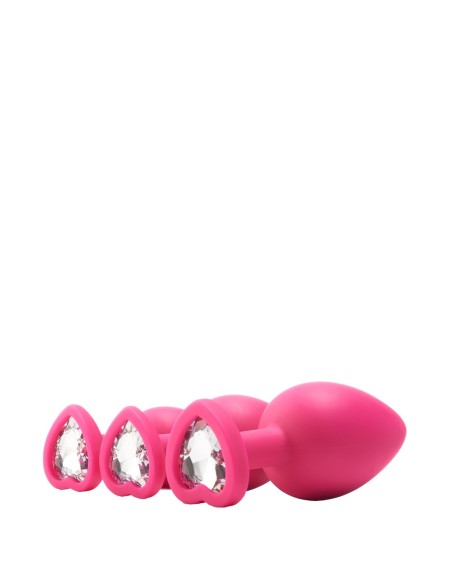 KIT DE ENTRENAMIENTO ANAL FLIRTS GEM STONE ROSA