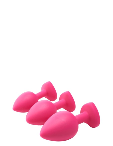 KIT DE ENTRENAMIENTO ANAL FLIRTS GEM STONE ROSA