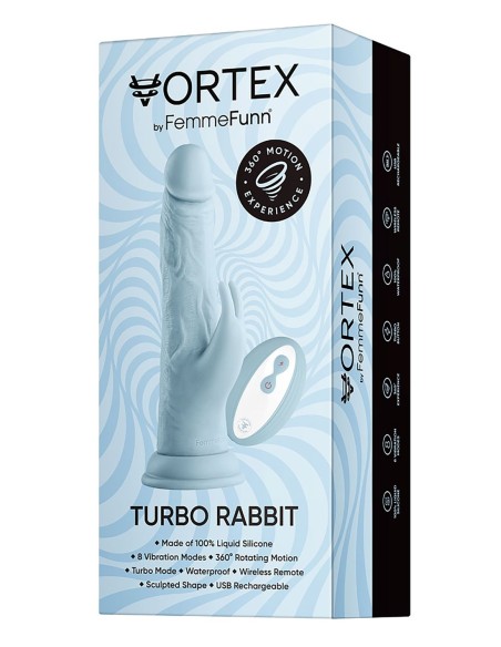 FEMMEFUNN INALAMBRICO TURBO CONEJO AZUL CLARO