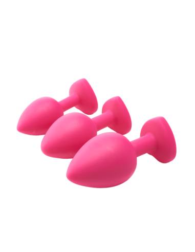 KIT DE ENTRENAMIENTO ANAL FLIRTS GEM STONE ROSA