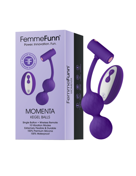 FEMMEFUNN MOMENTA BOLAS KEGEL MORADO