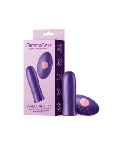 FEMMEFUNN VERSA BULLET CON MANDO MORADO OSCURO