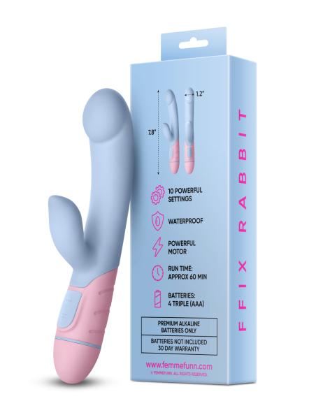 FEMMEFUNN FFIX CONEJO AZUL CLARO