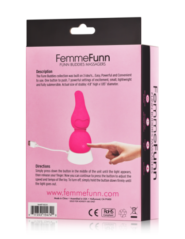 FEMMEFUNN MASAJEADOR RECHONCHO ROSA