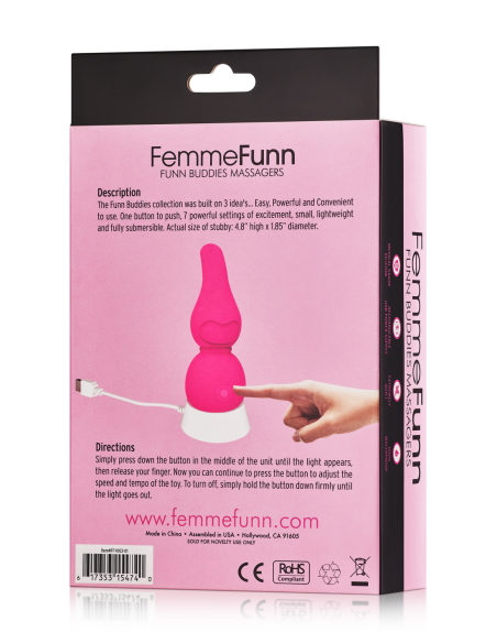 FEMMEFUNN MASAJEADOR STUBBY ROSA