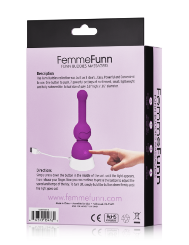 FEMMEFUNN MASAJEADOR POLI MORADO