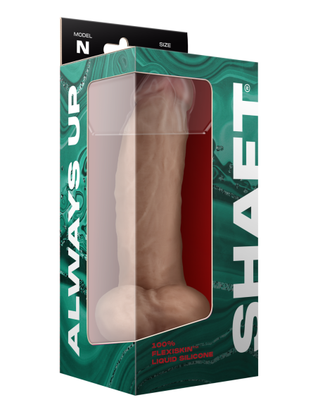 EJE MODELO N 9.5 PULGADAS DONG DE SILICONA LÍQUIDA CON BOLAS DE PINO