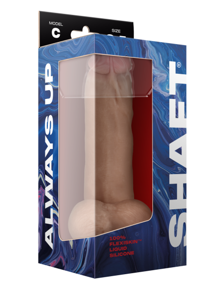 EJE MODELO C 8.5 PULGADAS DONG DE SILICONA LÍQUIDA CON BOLAS DE PINO