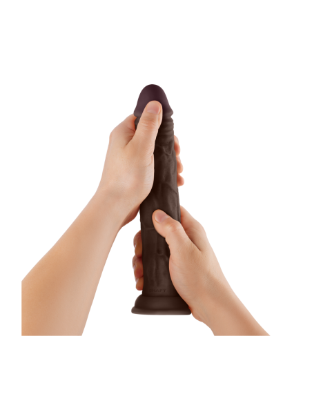 EJE MODELO J 9.5 PULGADAS SILICONA LÍQUIDA DONG CAOBA