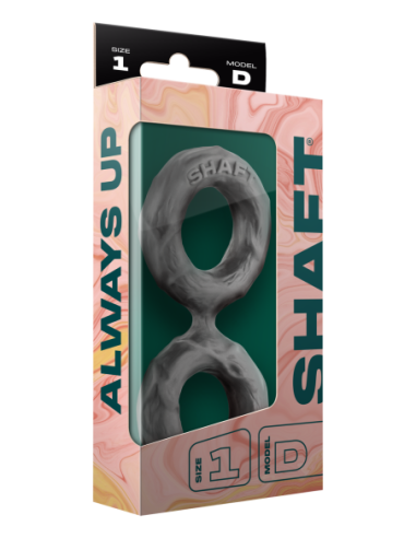 EJE DOBLE C-RING PEQUEÑO GRIS