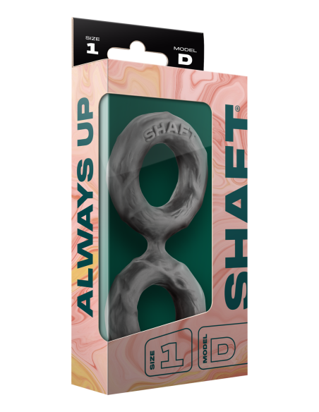 EJE DOBLE C-RING PEQUEÑO GRIS