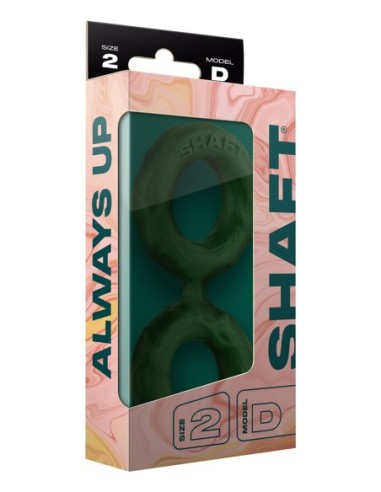 EJE DOBLE C-RING MEDIANO VERDE