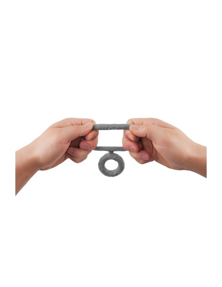 EJE DOBLE C-RING MEDIANO GRIS