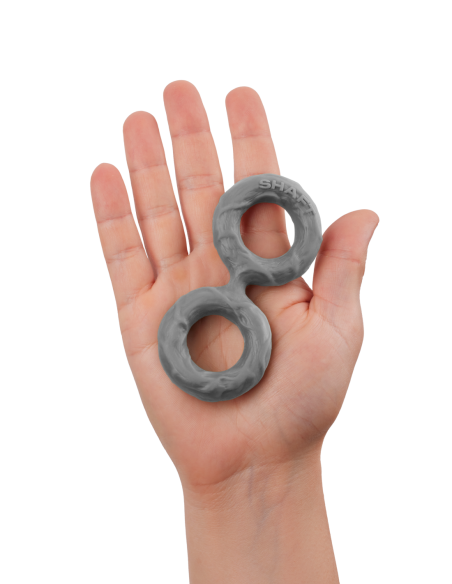 EJE DOBLE C-RING MEDIANO GRIS