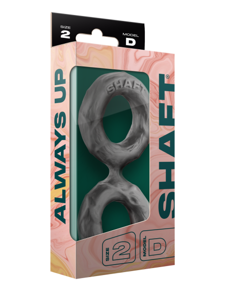 EJE DOBLE C-RING MEDIANO GRIS