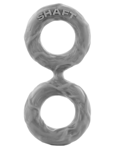 EJE DOBLE C-RING GRANDE GRIS