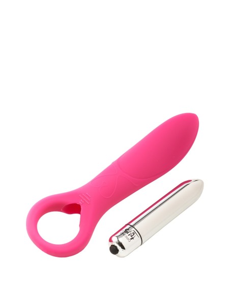 FLIRTS ANILLO VIBRADOR 10 FUNCIONES ROSA