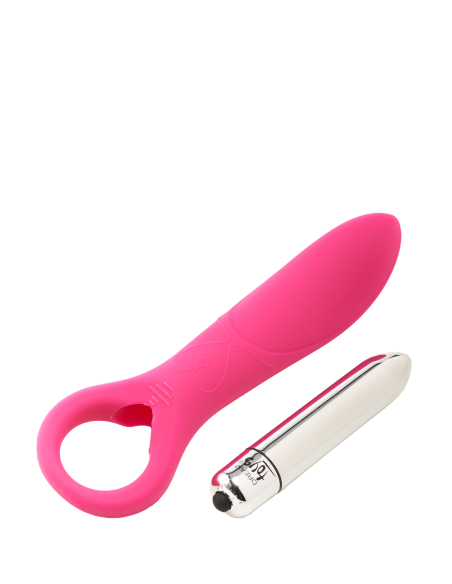 FLIRTS ANILLO VIBRADOR 10 FUNCIONES ROSA
