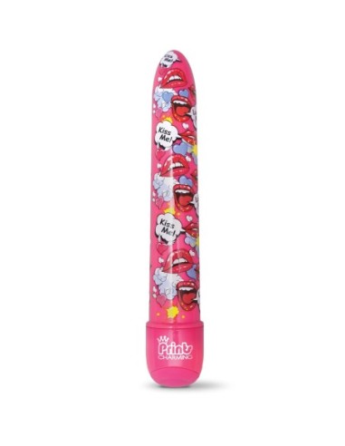 IMPRESIONES ENCANTADOR POP TEASE 7 PULGADAS VIBRADOR CLÁSICO KISS ME PINK