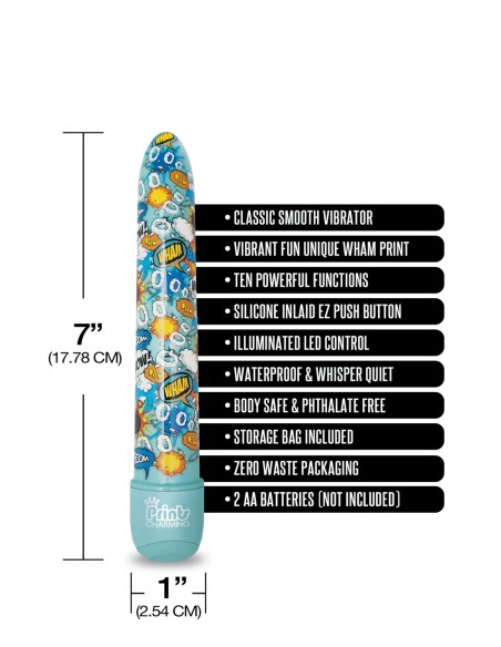 IMPRESIONES ENCANTADOR POP TEASE 7 PULGADAS CLASSIC VIBE BANG AZUL