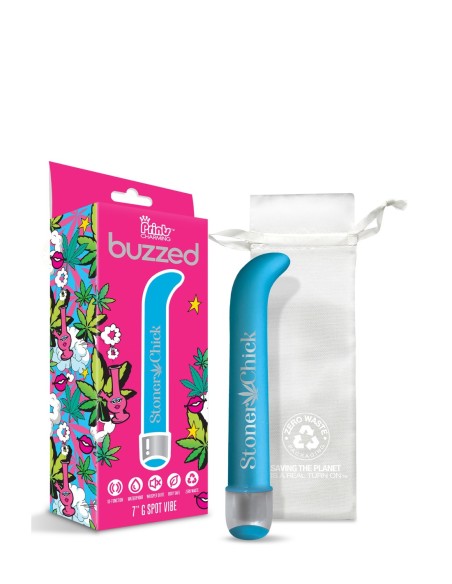 IMPRESIONES ENCANTADOR BUZZED 7 PULGADAS G SPOT VIBE STONER CHICK