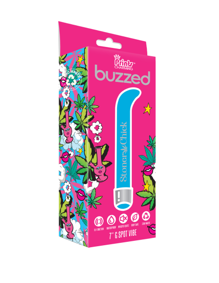 IMPRESIONES ENCANTADOR BUZZED 7 PULGADAS G SPOT VIBE STONER CHICK